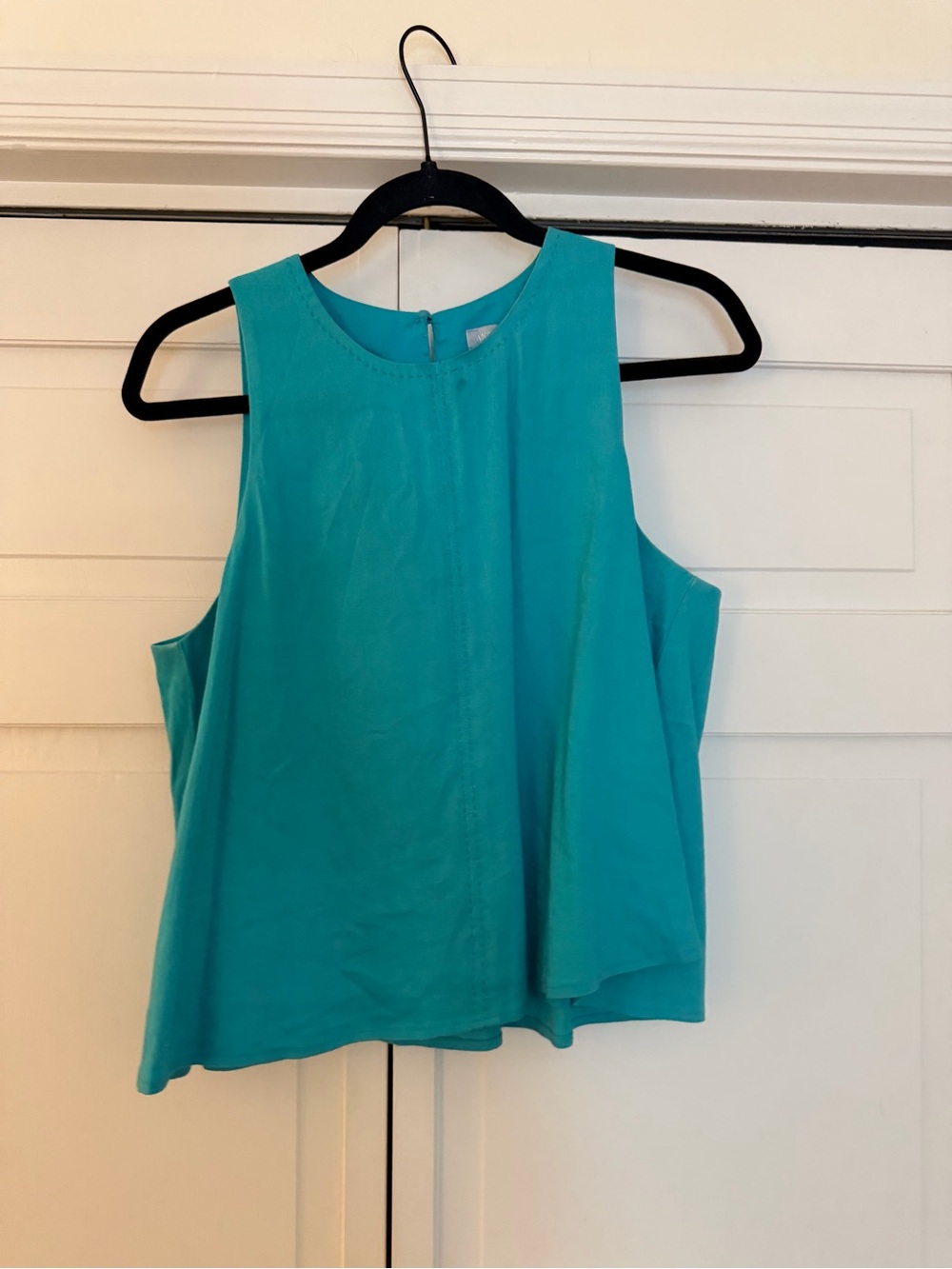 Women's Sleeveless Teal Tank Top - Lightweight Summer Essentials -Antonio Melani